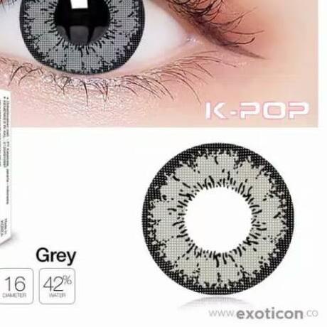 ➢ SOFTLENS K-POP GREY MINUS -0.50 S/D -6.00 / KPOP GREY MINUS ☛