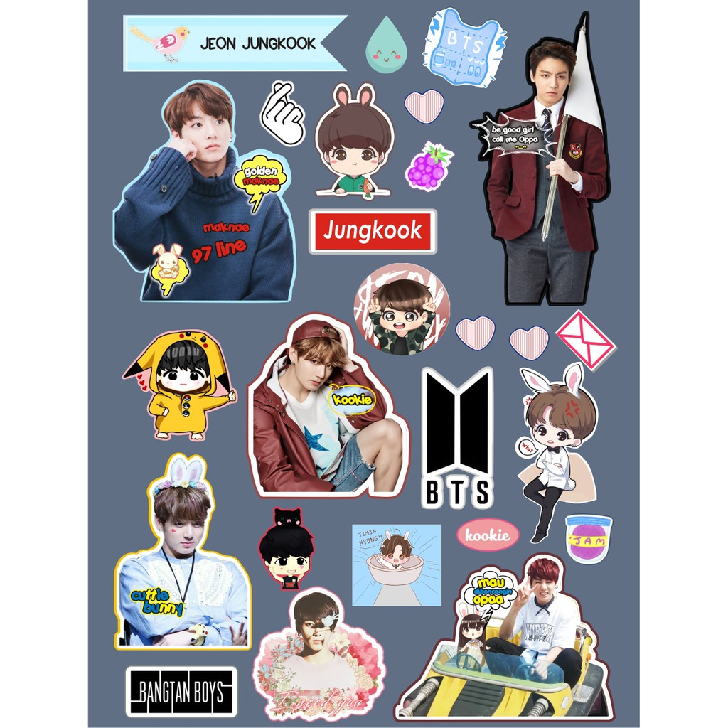  Stiker  kpop stiker  bts  sticker kpop stuff stiker  