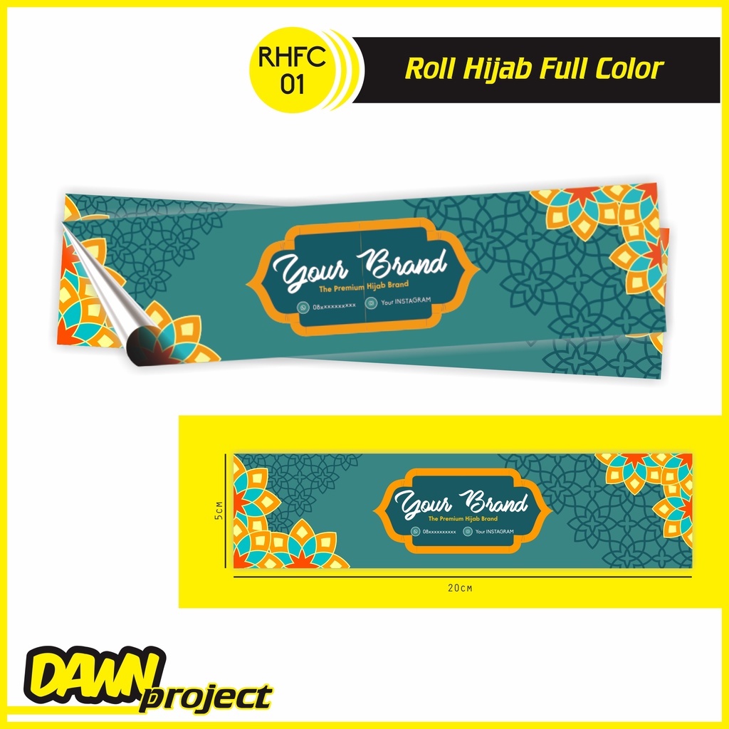 

ROLL HIJAB FULL COLOR _RHFC01