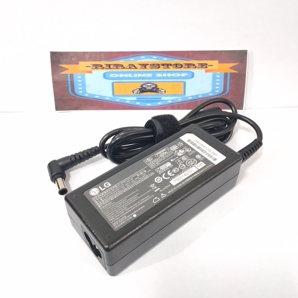 Adaptor TV LG /Monitor LG 19V~1.75A Original Free kabel listrik