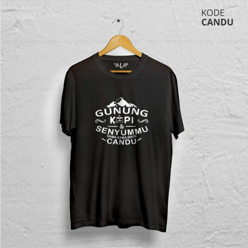 Kaos Pendaki GUNUNG KOPI GUNUNG candu MDPL TRAVELER