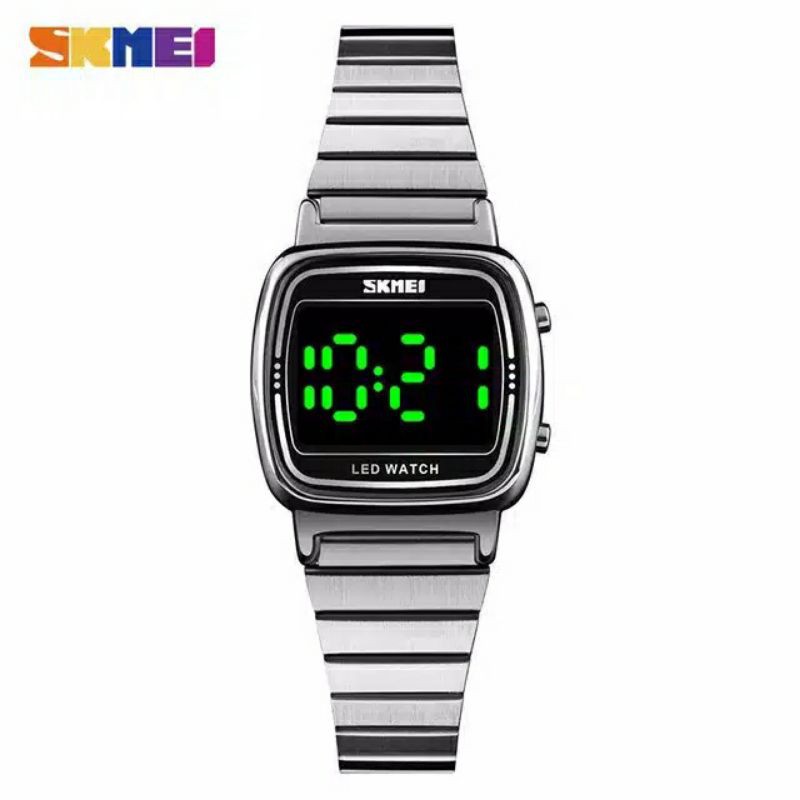 Jam Tangan Wanita skmei 1543 LED Digital original bergaransi Tahan Air