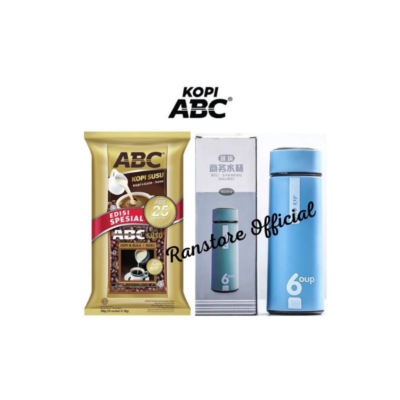 

Thumbler kaca + kopi abc susu 1bag