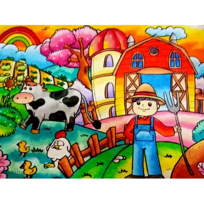 

Oil Pastel / Crayon Donga 36 Warna Korea