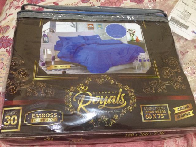 Cp Royals Sprei Polos King Size 180x200x30cm