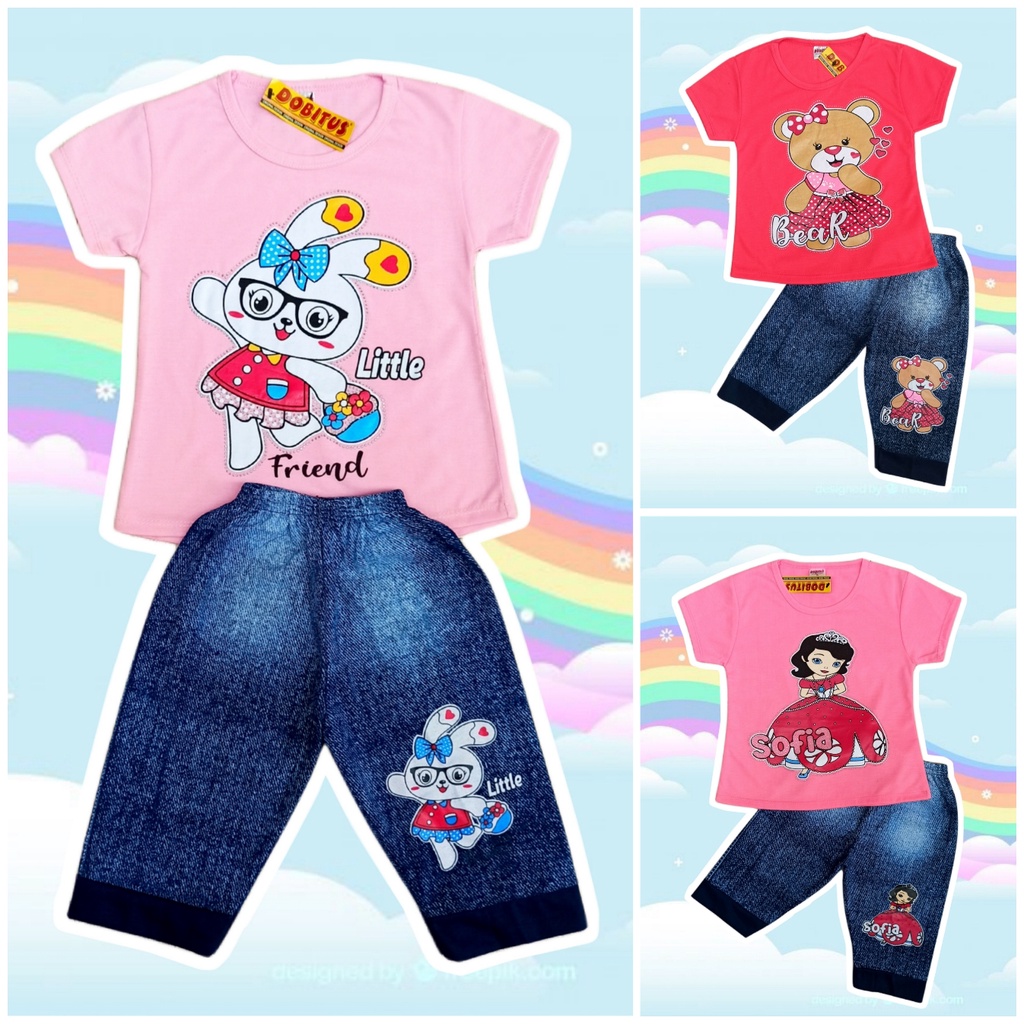 SETELAN  ANAK CEWEK 2-5 TAHUN DOBITUS