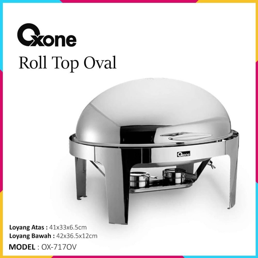 Oxone Roll Top Oval OX-717OV - HORECA Serving Dish