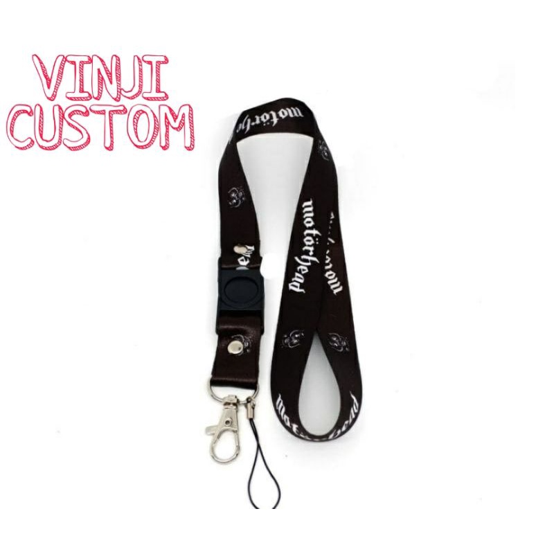 

Lanyard MOTORHEAD tali lanyard BAND gantungan kunci name tag id card kartu nama / tali lanyard gantungan leher