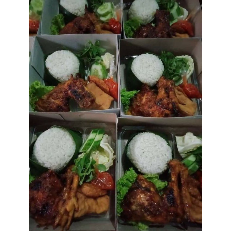 Nasi box ayam bakar