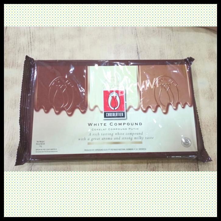 

TERBARUU!! COKLAT TULIP WHITE COMPOUND 1KG COD