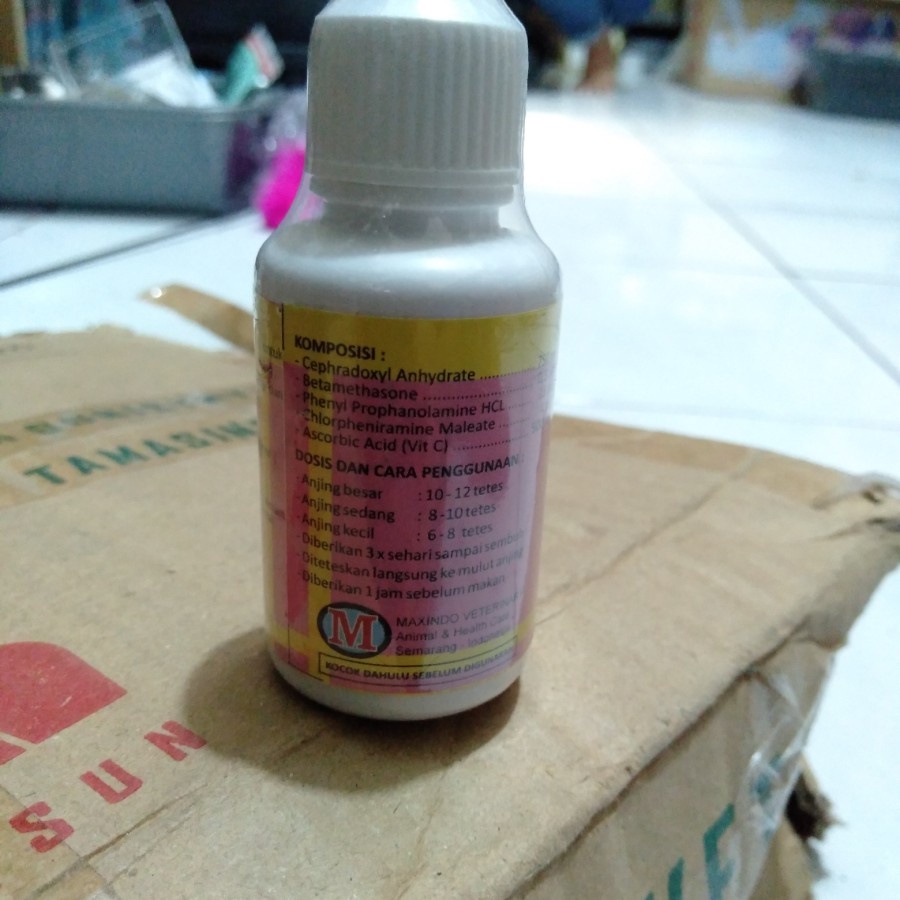 For Flu Dog - Obat Flu Anjing Pilek Puppy Anjing Dog Bersin Bersin