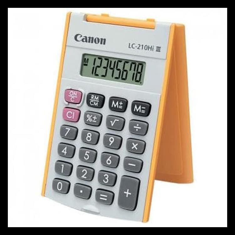 

Hot Product Canon Mini Kalkulator 8 Digit Lc-210Hi Iii Barang Bagus