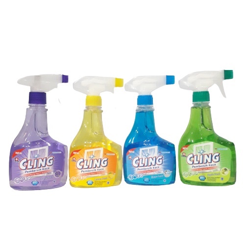 PEMBERSIH KACA SEMPROT CLING BOTOL SPRAY 425 ML GLASS CLEANER