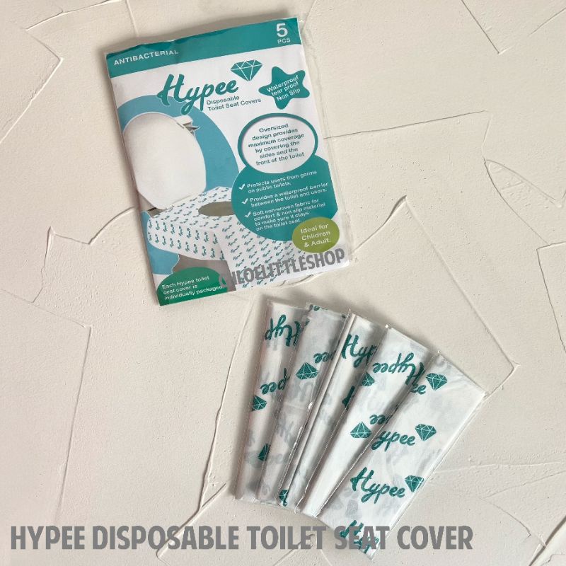 HYPEE Toilet Seat Cover Disposable - 5pc / Alas Dudukan Kloset / Toilet