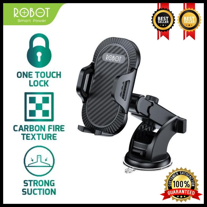 PROMO ROBOT Car Holder pemegang hp di mobil ORI phone holder Handphone Rt Ch-12 Suction Cup Phone Pe