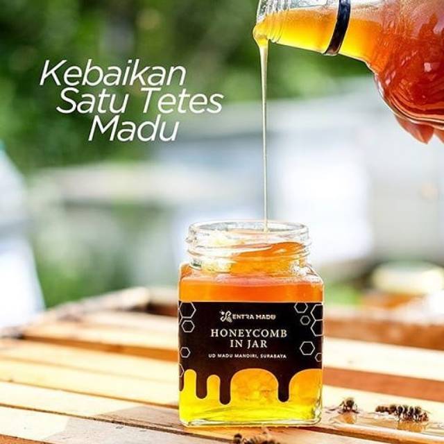 

honey comb in jar