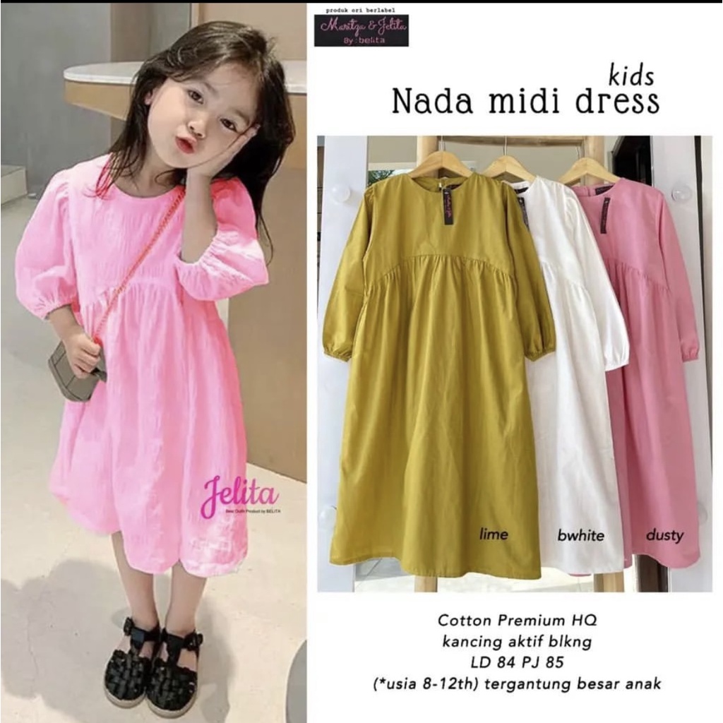 Nada midi dress kids