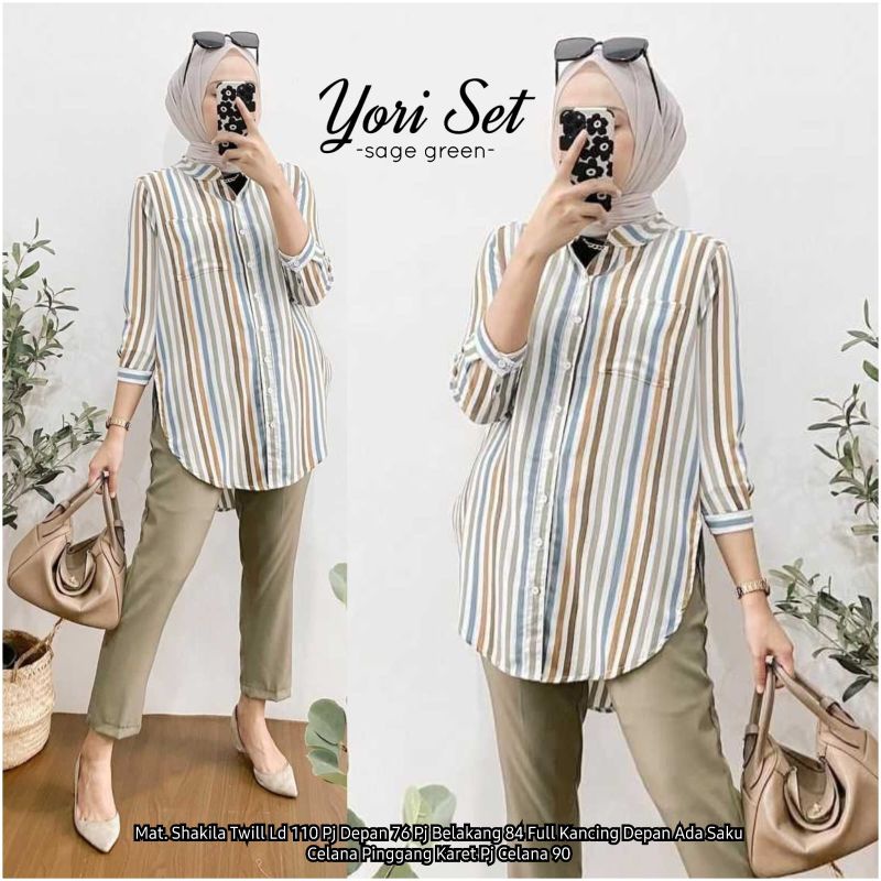 (BISA COD)ANIN/YORI SET BAJU WANITA TERBARU