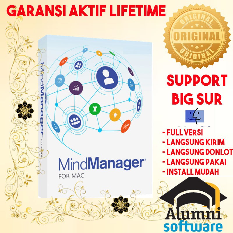 [FULL VERSION] Mindjet MindManager 12 Mac BIG SUR - GARANSI AKTIVASI