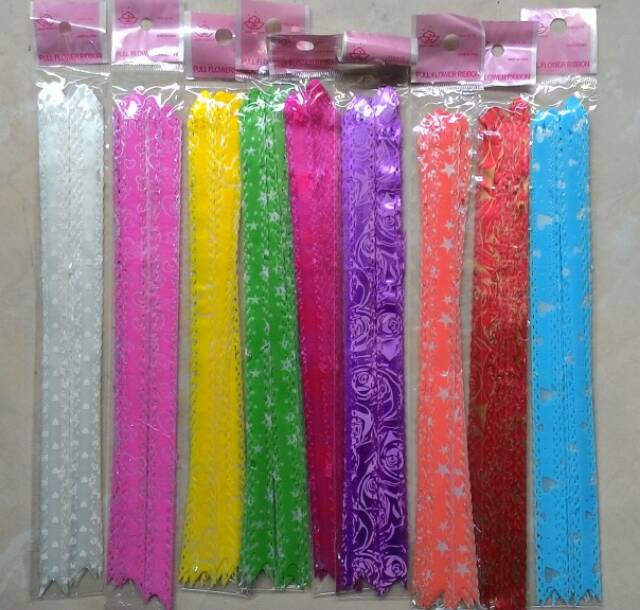 Pita tarik renda kecil isi 10 pcs