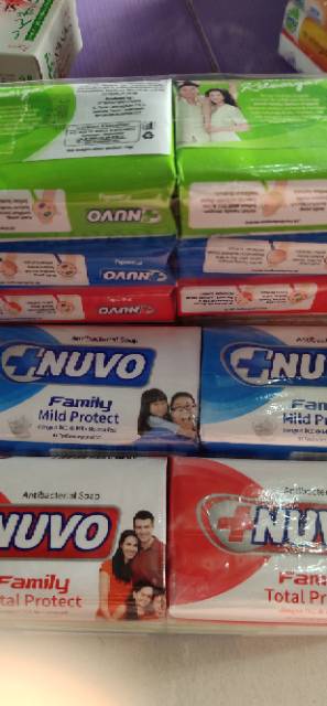 SABUN NUVO FAMILY  PAKET 3 PCS. SABUN ANTI SEPTIC UKURAN 56 GRAM