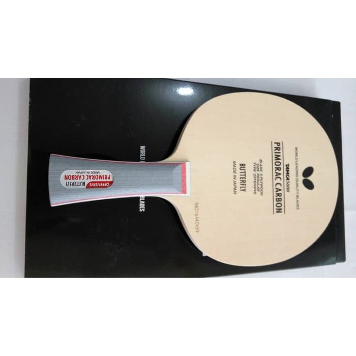 Kayu Bet Butterfly Primorac Carbon Handle FL / Kayu Bet Pingpong Tenis Meja