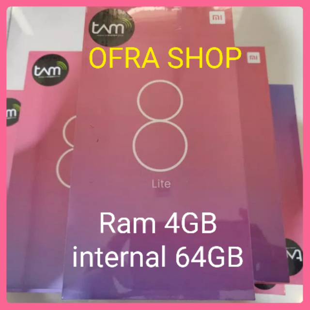 XIAOMI MI 8 LITE RAM 4GB INTERNAL 64GB GARANSI RESMI TAM