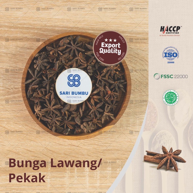 

STARANISE / BUNGA LAWANG / PEKAK (UTUH)