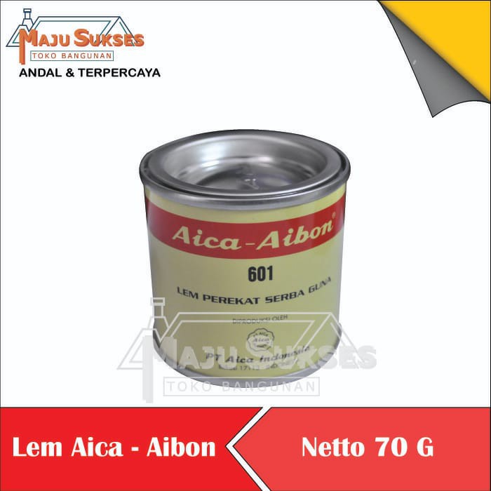 

LEM AICA AIBON KECIL 601 70 GR LEM KUNING PEREKAT SERBAGUNA 70 GRAM