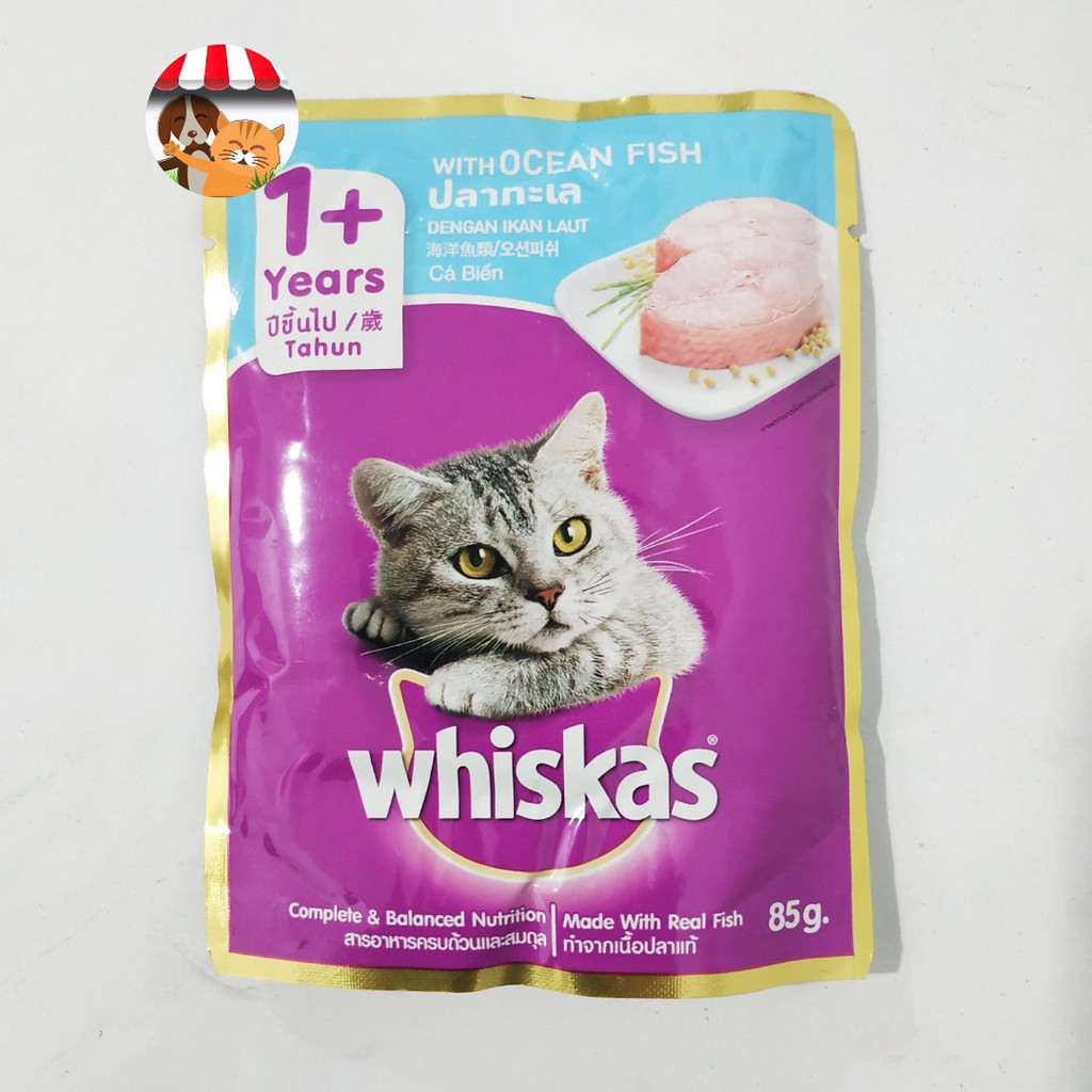 Whiskas Pouch Makanan Basah Whiskas - Wet Food 85gr