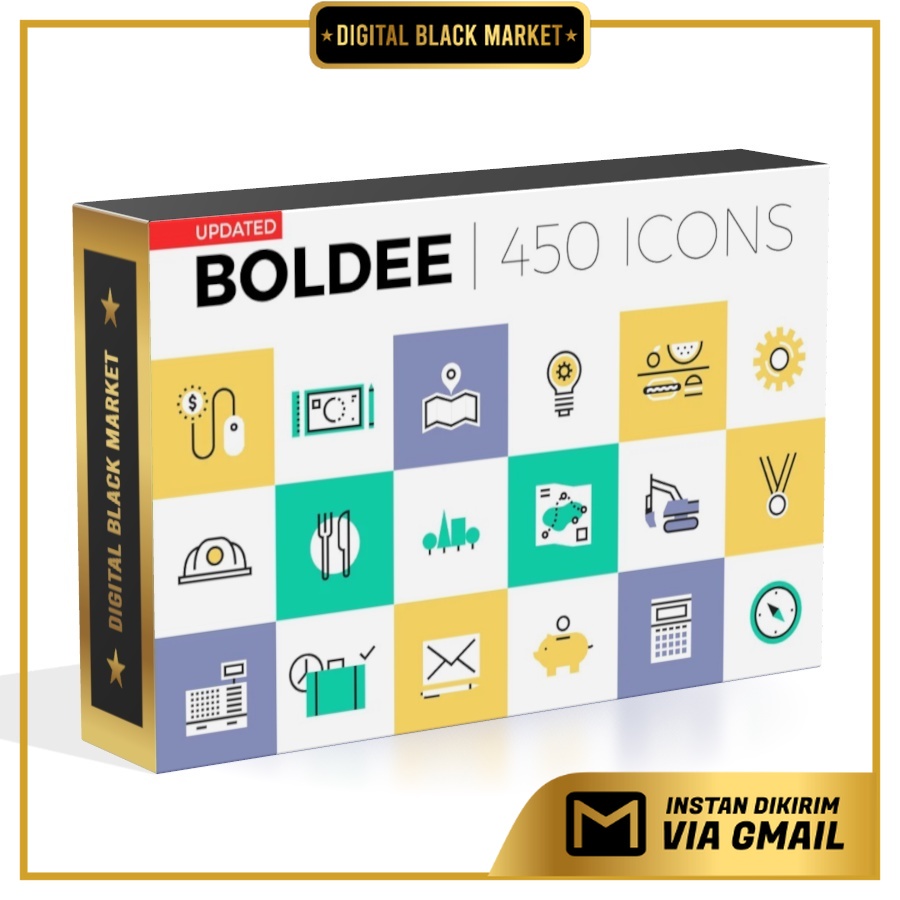 Pictograms and icons big bundle - Vector Designs