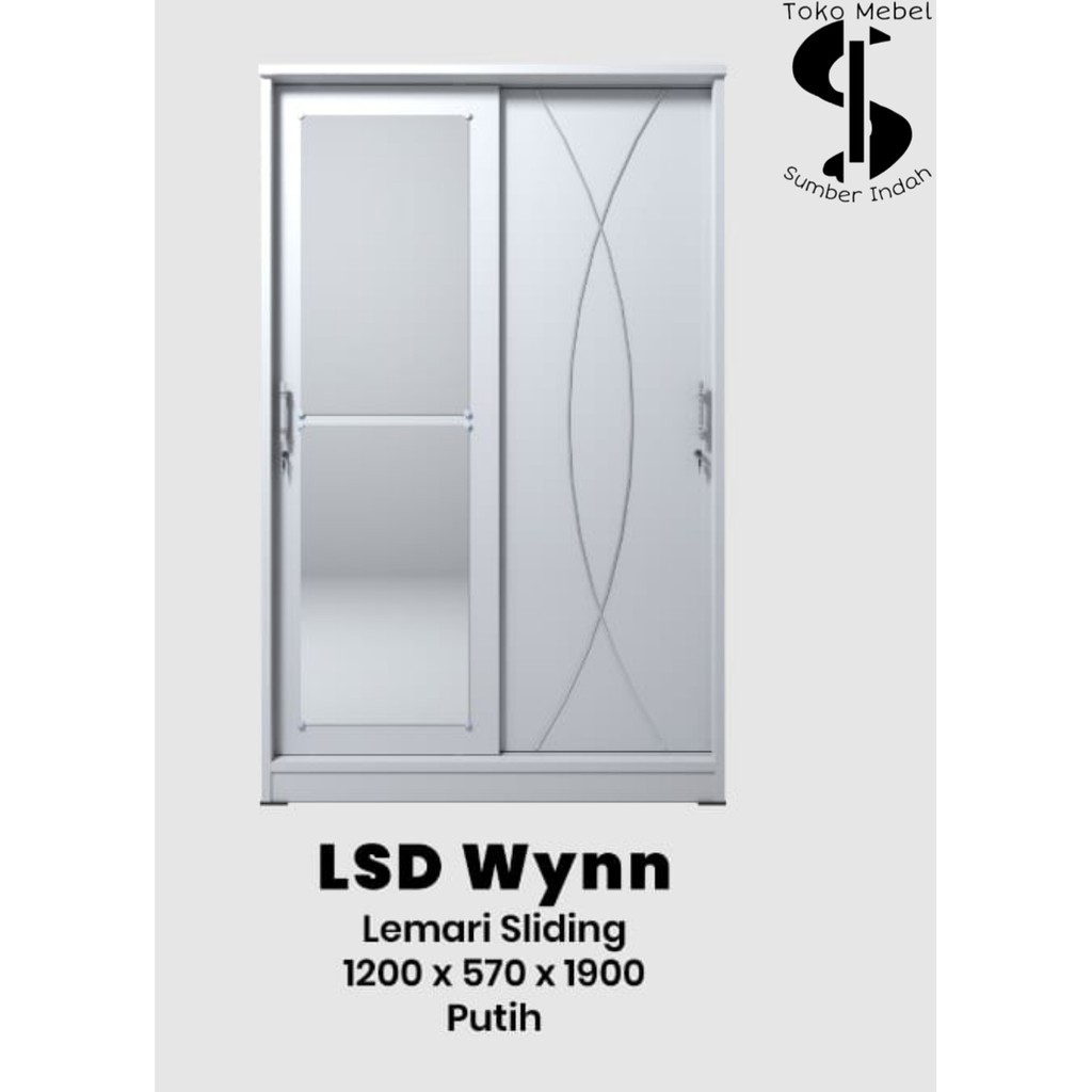 LEMARI PAKAIAN SLIDING LSD WYNN