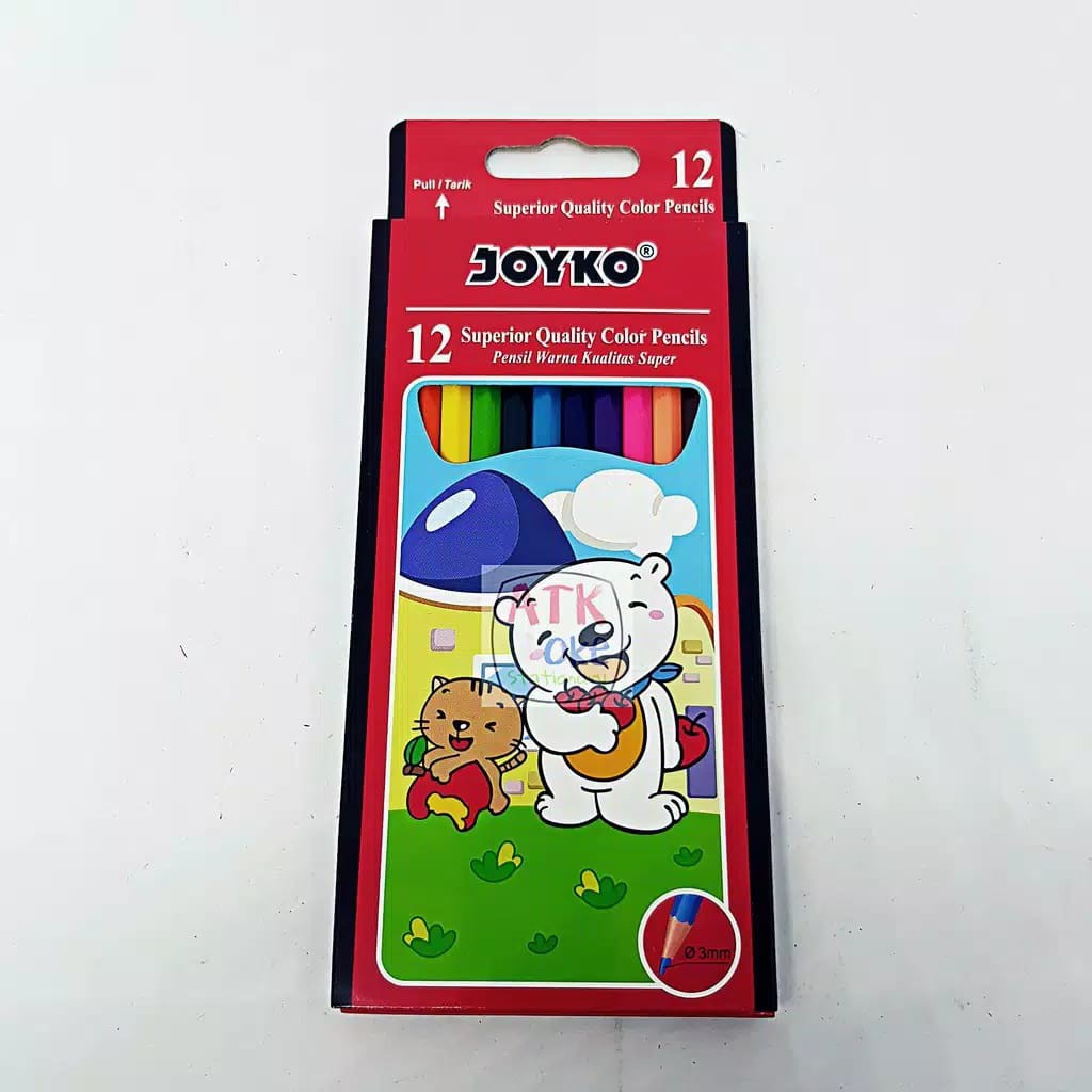 Joyko Pencil Warna CP 12 BP Panjang