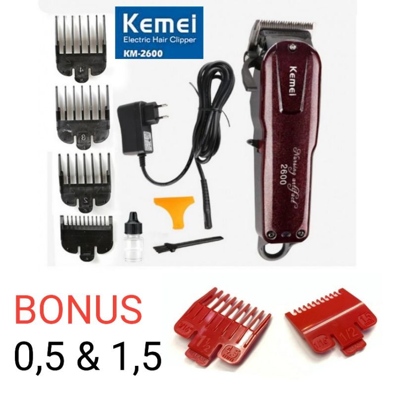 kemei km-2600 Mesin cukur charger