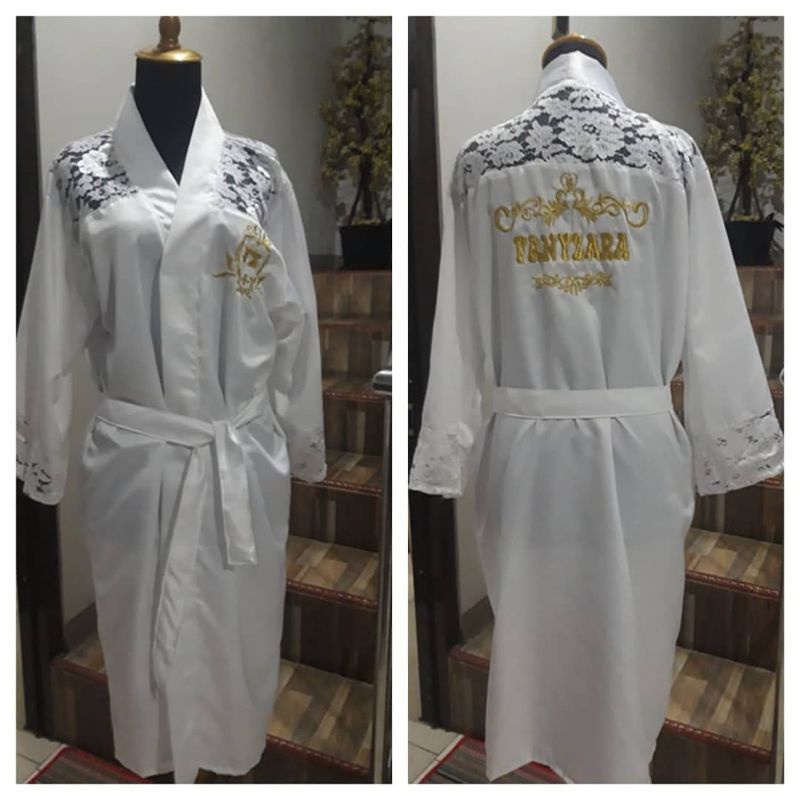 Kimono Brukat Bordir Wedding / Kimono Wedding / Cape Rias Bordir