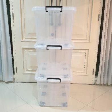 Container Box / Kotak Penyimpanan Ezy Cb 130 L Bening/Transparan/Pure