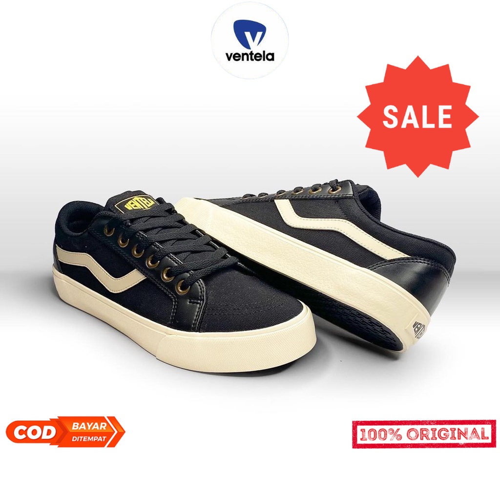 Ventela Republik Low Black Natural Original Vantela Republic Ventela Original Ventela Republic