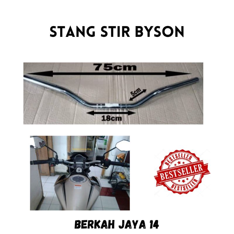 STANG STIR BYSON COCOK UNTUK SEMUA MOTOR UNIVERSAL BAHAN BESI TEBAL HARGA MURAH BARANG BERKUALITAS PROMO DISKON TERLARIS