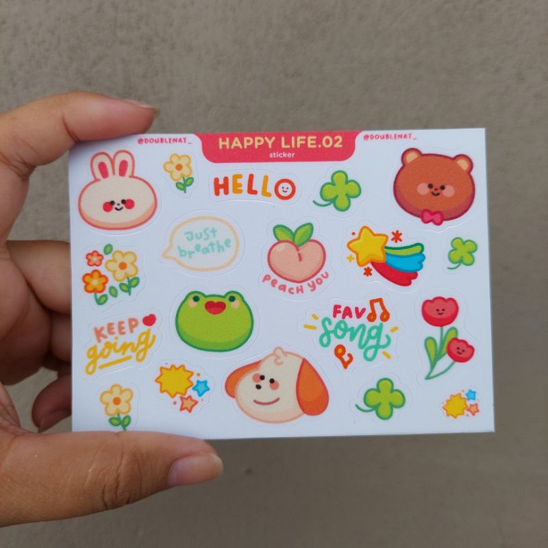 

Happy Life.02 sticker by Doublenat_
