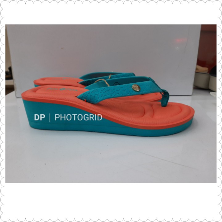 sandal  wanita patapata oranye