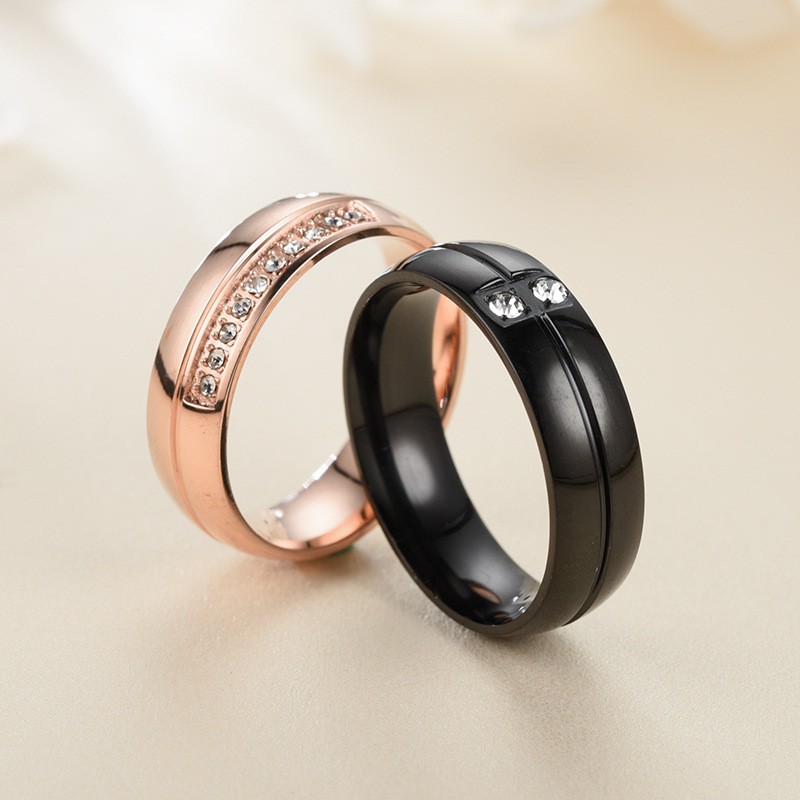 Cincin Couple Titanium / Cincin Couple Murah / Cincin Couple Anti Karat / Cincin Tunangan C099