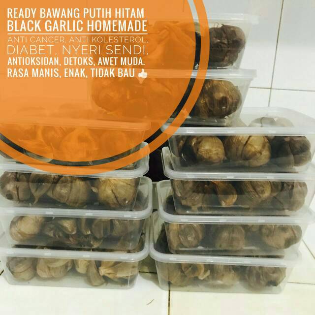 

Bawang putih hitam / black garlic Ready