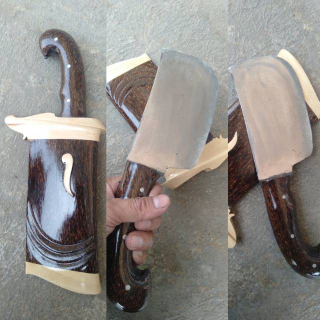 Golok Cincang Baja Per Cincang Daging Tulang Kupas Kelapa Gagang Pulltang