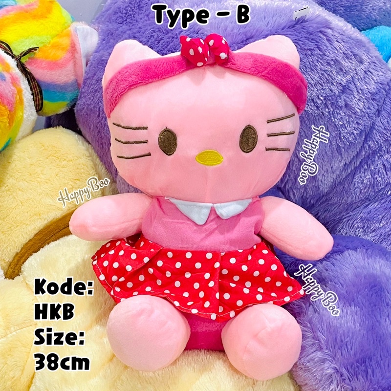 boneka hello kitty bando pink baju hkb hello kitty doll high quality 38cm premium