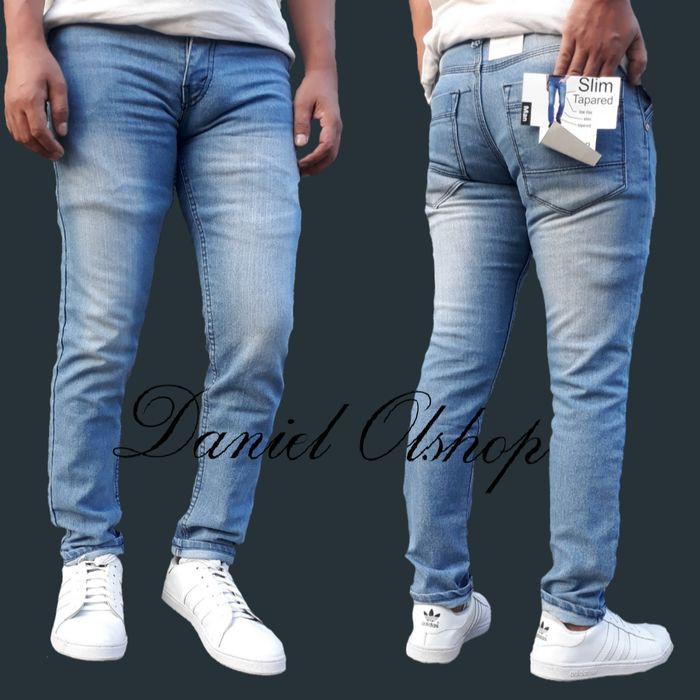 Bayar Ditempat || Celana Jeans Pria Levis 505 Reguler Fit Jeans S PO780  Jeans Biru Muda Murah - Bir