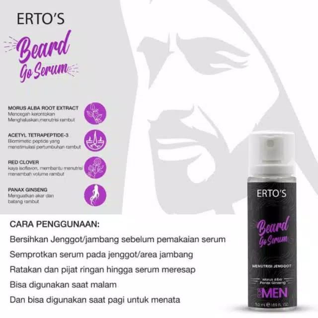 [COD] BEARD GO SERUM Ampuh Menumbuhkan dan Menutrisi Jenggot &amp; Jambang hanya dalam 2 Minggu I BPOM