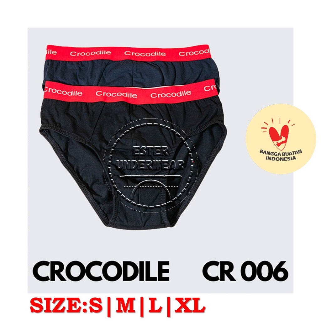 Celana Dalam Pria CROCODILE CR 006 ISI-2 PCS