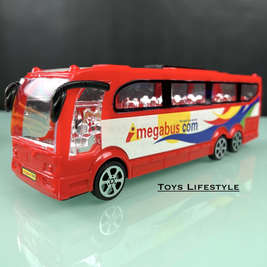 Mainan Mobil Bus Public Bus Mega Bus School Bus Diecast (MURAH)