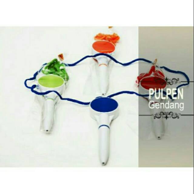 Souvenir unik pulpen gendang kemas plastik
