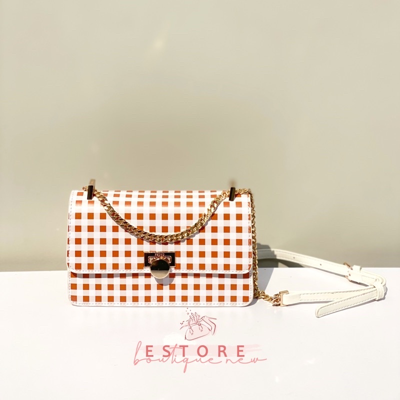 Pdr Gingham Shoulder Bag